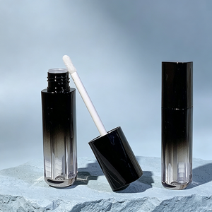 Tube vide de 6 ml pour gloss à lèvres, dégradé noir, en plastique, avec applicateur doe foot, pour teinte à lèvres, correcteur, emballage cosmétique, vente en gros - Product Image 3