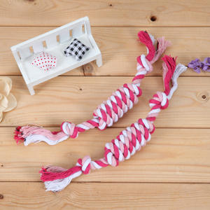 Kit de juguetes de cuerda Dental para perros de alta resistencia, juguetes indestructibles para perros, juguete para masticar para la dentición de cachorros de algodón o masticar perros medianos, masticador agresivo - Product Image 1