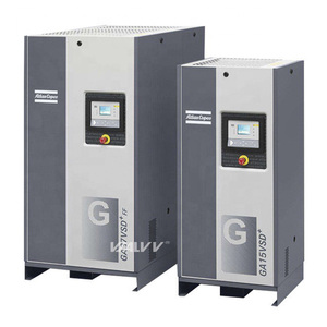 เครื่องอัดอากาศแบบสกรู Atlas Copco รุ่น GA7 GA11 GA15 GA22 GA37 GA45 GA55 GA75 VSD FF แบบความเร็วคงที่และแบบปรับความเร็วได้สำหรับอุตสาหกรรม - Product Image 1