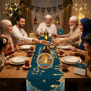 Décorations <span class=keywords><strong>de</strong></span> <span class=keywords><strong>table</strong></span> pour le Ramadan 2026, lanterne <span class=keywords><strong>de</strong></span> mosquée, décorations islamiques pour la fête du Ramadan Moubarak, fournitures <span class=keywords><strong>de</strong></span> fête, décorations <span class=keywords><strong>Eid</strong></span> Moubarak, <span class=keywords><strong>chemin</strong></span> <span class=keywords><strong>de</strong></span> <span class=keywords><strong>table</strong></span> - Product Image 5