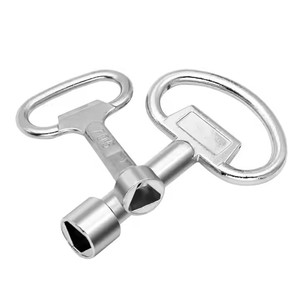 Clé à clé universelle pour serrure de porte d'ascenseur Clé utilitaire pour <span class=keywords><strong>plombier</strong></span> Clé triangulaire intérieure pour armoires électriques Trains de métro - Product Image 4