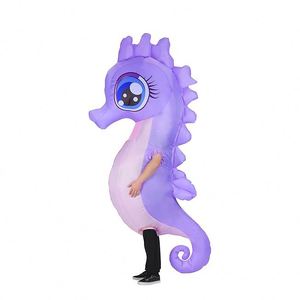 Disfraz Inflable de Caballito de Mar Divertido para Adultos, Disfraz de Animal Marino para Regalo de Navidad, Cosplay y Fiestas - Product Image 1