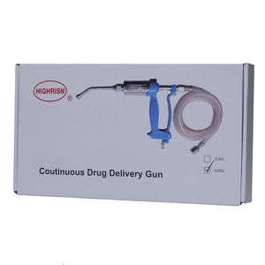 Seringue vétérinaire automatique de 5ml, sac à dos d'injecteur d'animal, Pot de médicaments, pistolet de trempage avec bouteille de 3l - Product Image 6