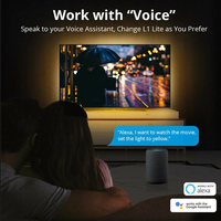 Tcwin avec personnalisation TUYA bande Led TV rétro-éclairage boîte de synchronisation WIFI contrôle 60 pouces 70 pouces 80 pouces 120 pouces tailles DC12V 30leds