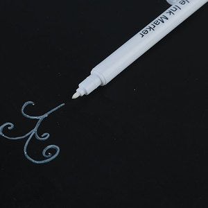 Nhà máy bán khác nhau Màu Trắng cấp thực phẩm tip Phẳng Màu Bút đánh dấu mực cho Shading & chi tiết bánh - Product Image 6