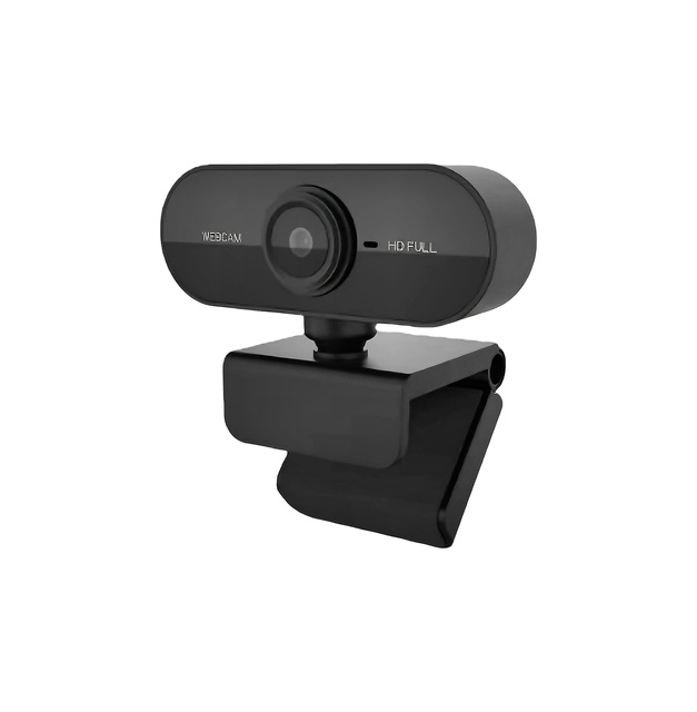 HD 1080p Mini USB Web Camera Full Color CMOS Plug Play Microphone Included Laptop/Desktop Computer Live Video Call Conference