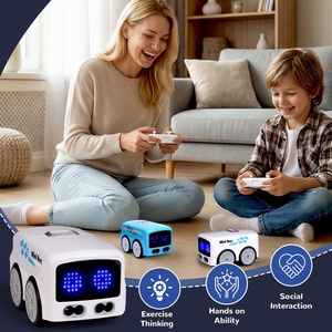 Coche de Juguete con Control Remoto Mágico Mini, Sensor Inteligente, Modo de Seguimiento de Trayectoria, Rotación RC, Vehículo con Luces LED de Expresión - Product Image 2