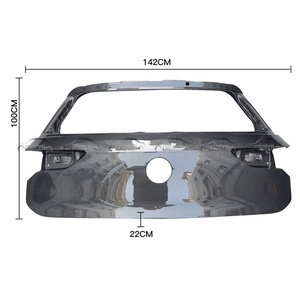 Aileron de coffre arrière en fibre de carbone style H2 pour Volkswagen VW GTI MK8 Kits carrosserie - Product Image 1