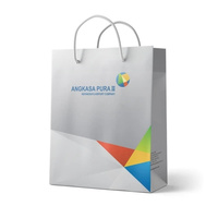 Sacs cadeaux en papier de luxe modernes avec logo et couleurs personnalisés pour les événements promotionnels et l'emballage de vêtements
