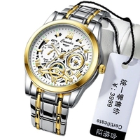 Montre Homme Creuse pour le Commerce International, Étanche, Lumineuse, avec Calendrier