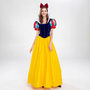 Vestito Cosplay per adulti bianco neve ragazza vestito da principessa donna cartone animato principessa <span class=keywords><strong>Costume</strong></span> da festa - Product Image 3