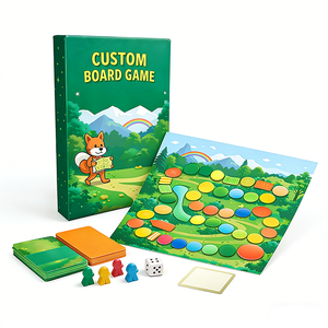 OEM Kids Educational Board Game Custom Cardboard Card Game Printing with Accessories Colored Packaging Custom Logo Eco-Friendly - Product Image 5