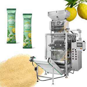 Stick gói Gói <span class=keywords><strong>3</strong></span> trong <span class=keywords><strong>1</strong></span> bao bì cà phê hòa tan Trà chanh tự động uống nước ép hạt đa làn máy đóng gói - Product Image 1