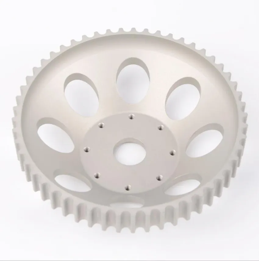 Manufacturer custom precision metal timing pulley gear housing spur gear for transmission parts