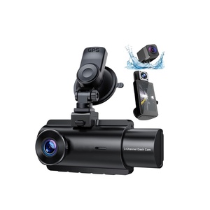 Hot Selling 4K Dash Cam 3.0 inch car black box WIFI GPS Logger 3 Channel 4K Car DVR Driving Recorder with Parking Monitor