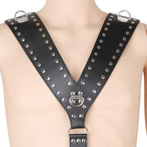 Arnés Corporal de Cuero Negro para Hombre, Estilo Bondage, Sexy, para Club Nocturno o Bar <span class=keywords><strong>Gay</strong></span> - Product Image 2