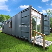 Maison préfabriquée écologique mobile modulaire intelligente chinoise 2025, conteneur, café, cabine, fourgon, espace en verre, capsule préfabriquée