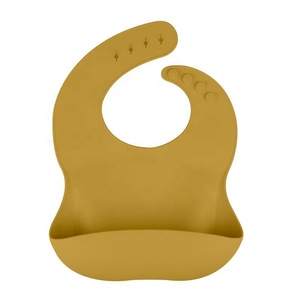 Baberos de bebé de silicona impermeables suaves con logotipo personalizado aceptable para niños - Product Image 2