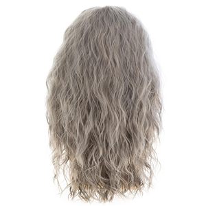 Pelucas sintéticas largas y rizadas para hombres, <span class=keywords><strong>peluca</strong></span> esponjosa estilo Punk Rock para Halloween, <span class=keywords><strong>peluca</strong></span> de cosplay, fibra resistente al calor - Product Image 4