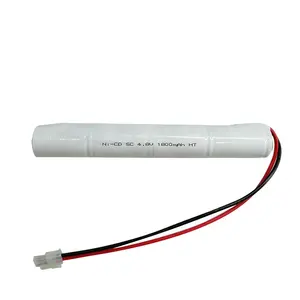 Ni-CD 4.8V 1800mAh 배터리 교체 손전등 배터리
