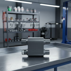 JTLD Silenciador de Escape de Acero Inoxidable Estilo <span class=keywords><strong>FlowMaster</strong></span>, Grosor de 1.2mm, Ajuste Universal - Product Image 4