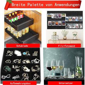 Rouleau de feutre en <span class=keywords><strong>polyester</strong></span> auto-adhésif 1 mm 40 x 220 cm Tissu en feutre avec dos adhésif pour meubles et doublure de bricolage - Product Image 6