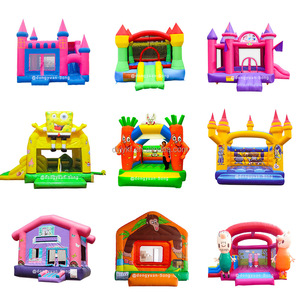 Lớn ngoài trời <span class=keywords><strong>Inflatable</strong></span> lâu đài trẻ em chơi đồ chơi Trampoline với trượt bouncy Hồ bơi bơm hơi Chủ Đề Công viên giải trí thiết bị - Product Image 3