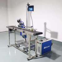 Hoogprecisie online Fly 5W UV-lasergraveermachine voor metaal, hout, kristalglas en kunststof flessen