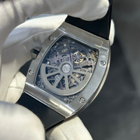 Montre mécanique automatique ultra-fine haut de gamme pour homme 67-01, montre de luxe RMM de haute qualité, confortable, étanche, bracelet en caoutchouc, Busi