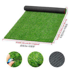 Gazon synthétique haute densité 21000 fibres, hauteur de pile 30 mm, <span class=keywords><strong>en</strong></span> <span class=keywords><strong>rouleau</strong></span>, pour jardin, cour, parc, toit, terrain de football, <span class=keywords><strong>en</strong></span> matériau PP - Product Image 6