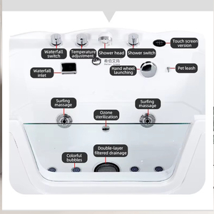 Bañera Profesional <span class=keywords><strong>para</strong></span> Mascotas, Bañera Grande <span class=keywords><strong>para</strong></span> <span class=keywords><strong>Perros</strong></span> y Gatos con Chorro <span class=keywords><strong>de</strong></span> Agua <span class=keywords><strong>de</strong></span> Masaje <span class=keywords><strong>para</strong></span> Uso en Salones <span class=keywords><strong>de</strong></span> Belleza - Product Image 6
