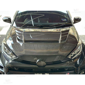 Capot <span class=keywords><strong>moteur</strong></span> avant en fibre de carbone véritable, remplacement pour <span class=keywords><strong>Toyota</strong></span> GR <span class=keywords><strong>Yaris</strong></span> GXPA16 2020+, kit carrosserie capot avant en carbone - Product Image 6