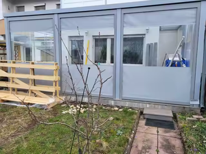 Manual Pull Down <strong>PVC</strong> Waterproof Transparent Outdoor <strong>Blind</strong> - Product Image 2