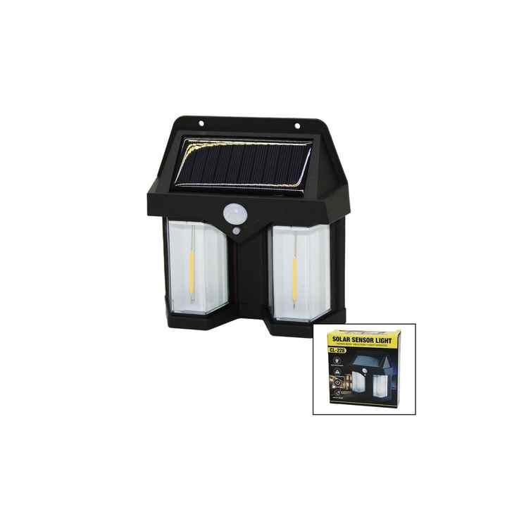 2 LED SOLAR - SENSOR WALL LAMP 5.5V - 2W (4375)