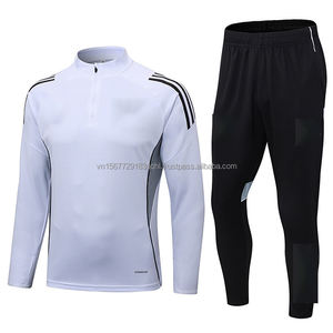 2026 New Football Half-Zip Training Suit Customizable Club Match Presentation Long Sleeve Quick-Dry Outfit Set - Product Image 6