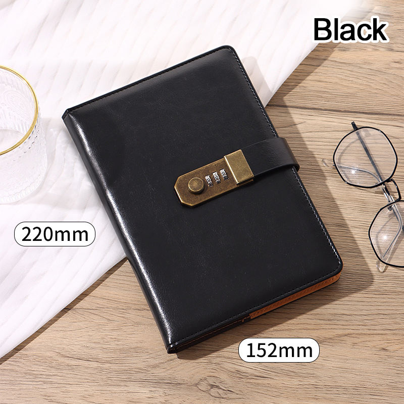 A5 Password notebook-Black