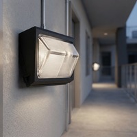 Luminaire mural LED 90W, ETL IP65, étanche, avec cellule photoélectrique, pour extérieur, sécurité commerciale, entrepôt, garage