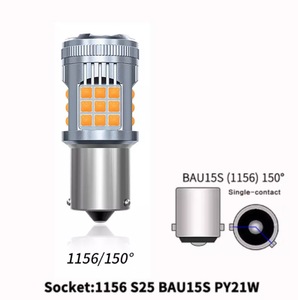 Liwiny Đèn Tín Hiệu Rẽ Giải Mã Chống Stroboscopic Canbus 1156 BA15S T20 7440 3030 36SMD Có Quạt Làm Mát - Product Image 6