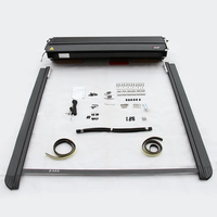DirtyTruck Electric Power retráctil Tonneau cubierta para 2011 + para Volkswagen Amarok doble cabina impermeable aleación de aluminio bloqueo