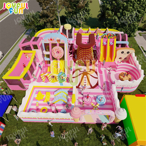 Parque Inflable Comercial de Dulces y de Ensueño, Parque Infantil Inflable, Diversión Alegre al Aire Libre - Product Image 3