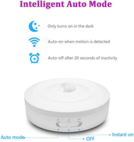 Projecteur de lumière, Rechargeable par usb 1000mAH, Induction intelligente LED, rondelles lumineuses