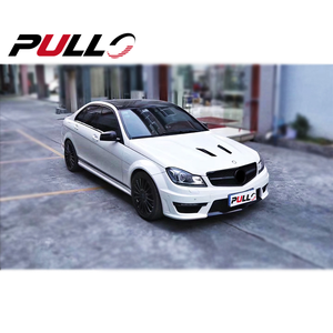 Pièces automobiles à bon <span class=keywords><strong>prix</strong></span> avec pare-chocs avant et arrière, calandre, phares et capot pour Benz C W204 08-14 modifié en style <span class=keywords><strong>C63</strong></span> <span class=keywords><strong>AMG</strong></span> - Product Image 2