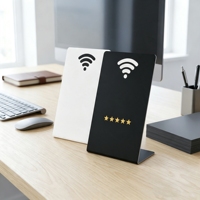 Tarjeta de Visita NFC N215 de PVC de Alta Calidad Personalizada de Fábrica (13.56 MHz) Resistente al Agua con Soporte de Escritorio y Función de Retroalimentación