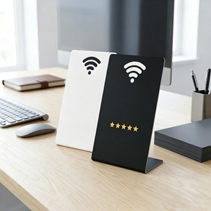 Tarjeta de Visita NFC N215 de PVC de Alta Calidad Personalizada de Fábrica (13.56 MHz) Resistente al Agua con Soporte de Escritorio y Función de Retroalimentación - Product Image 2