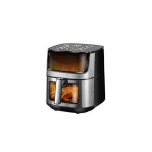 Moderna 7L digitale friggitrice ad aria con doppio cesto Oil-Free lingua tedesca finestra di vetro di controllo digitale elettrico per uso domestico - Product Image 1