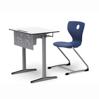 Escritorio y Silla Escolar Laminados, Muebles Escolares, Mesa y Silla para Estudiantes