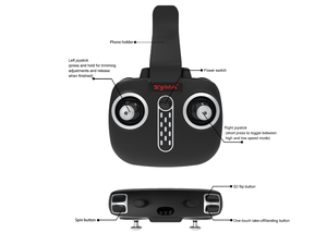 Nhà Máy <span class=keywords><strong>Syma</strong></span> z4w <span class=keywords><strong>RC</strong></span> <span class=keywords><strong>Drone</strong></span> 4CH có thể gập lại bay máy bay chiều cao giữ <span class=keywords><strong>rc</strong></span> Quadcopter dron đồ chơi trẻ em món quà giáng sinh - Product Image 4