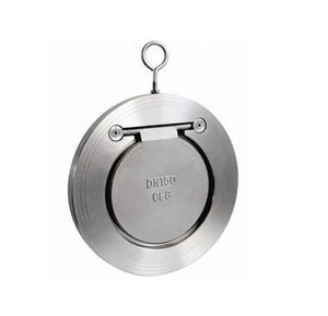 Corps de vanne CF8/CF8M avec siège en caoutchouc EPDM NBR VI TON en stock, vanne à clapet/vanne à <span class=keywords><strong>disque</strong></span> simple à volet mince, clapet anti-retour à balancier - Product Image 2