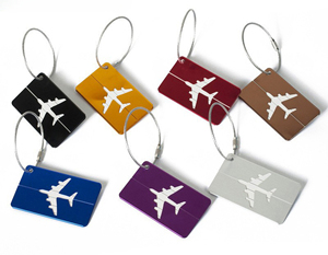 Etiquetas <span class=keywords><strong>de</strong></span> equipaje <span class=keywords><strong>de</strong></span> aluminio personalizadas, juego <span class=keywords><strong>de</strong></span> etiquetas <span class=keywords><strong>de</strong></span> maleta coloridas con lazo <span class=keywords><strong>de</strong></span> acero y tarjeta <span class=keywords><strong>de</strong></span> identificación para bolsas <span class=keywords><strong>de</strong></span> viaje - Product Image 2