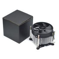 Refroidisseur d'air pour processeur S65-1700, dissipateur thermique en aluminium personnalisé, ventilateur PWM 90 mm à 4 broches, 900-2400 tr/min pour PC de bureau Intel LGA 1700 I3 I5 I7